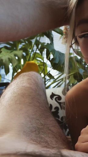 Petite Asian Girl Give a Lapdance and Then Gets Railed