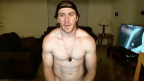 Hot Ginger Guy Jerks and Cums