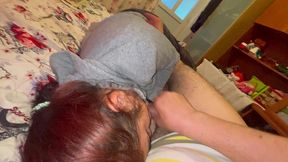 i have swollen balls and i fuck my stepdaughter in the mouth and i cum in her mouth