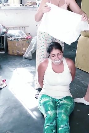 Brats Own Nanny with Bondage