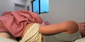 Step sis turns on my hard dick with her sexy moves