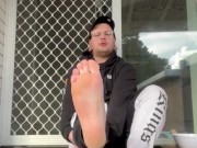 guy self foot workship - damn my feet taste nice