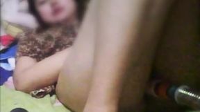 Steaming hot GF webcam solo freak fest, fingers & toes galore!