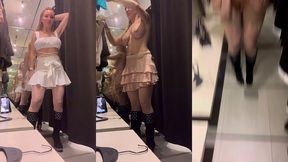 mode voyeur dans la cabine d essayage