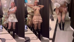 mode voyeur dans la cabine d essayage