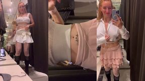 mode voyeur dans la cabine d essayage