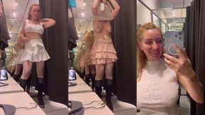 mode voyeur dans la cabine d essayage