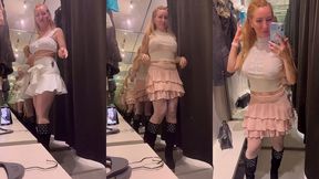 mode voyeur dans la cabine d essayage