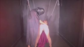 Cosplay Special: Darth Vader Punishes Princess Leia in a Sex Swing