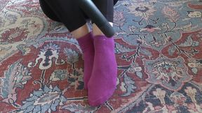First, the Socks Are Vacuumed, Then Scrubbed, and Then Covered in Cum, POV, JOI, Lady Victoria Valente