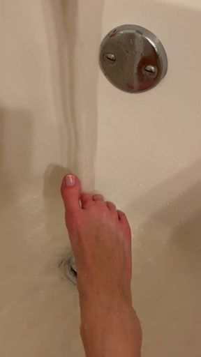 Time to soak my feet in a hot bath