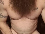 Cock ring getting bearded Viking off