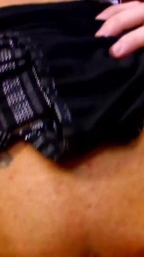 Key moment from "Blond housekeeper in kitchen deepthroats and is fucked doggystyle"