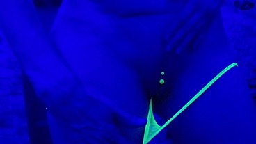 Masturbation in ultraviolet light)