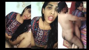 horny indian guy records wild sex with his college girlfriend