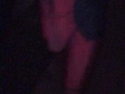 my Halloween costume ** PUBLIC FREEBALLING / MASSIVE BULGE **