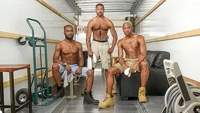Adonis Phoenix Ignite Passion in Steamy Black Gay Threesome – 18+