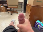 Break room jerk off buddy.