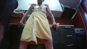 seeing my boner, my stepmom began to masturbate and suck my cock until I cum