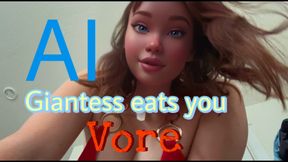 Ai Giantess eats you