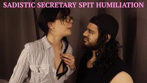 Sadistic Secretary Spit Humiliation - {SD}