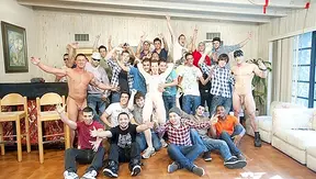 Hot Stripper Goes Wild ~ A Steamy Amateur Sausage Party
