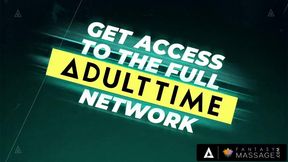 Daisy Fuentes & Penny Barber get their mouths and pussies licked by Ryan Keely & his friend in hot threesome fantasy