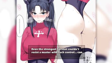 [Hentai JOI] Tied-Up Rin Tohsaka Gets Used (Soft bdsm, Edging, Submissive girl, Rough sex)