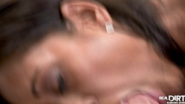 Busty MILF Priya Rai Sucks and Swallows Nerdy White Guy