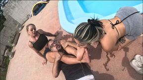 Double girl - SCISSORING & FOOT FETISH