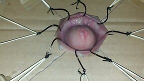 Cbt extreme cock torture with fishhooks  part 1