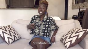 ”African babe  at a fake Music Video audition by a white male”