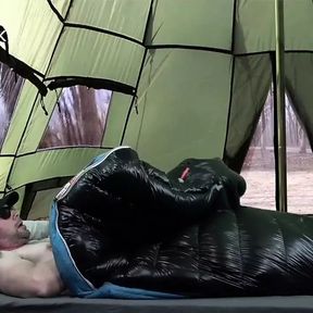 Humping Down Sleepingbag in My Camping Tent Until I Cum