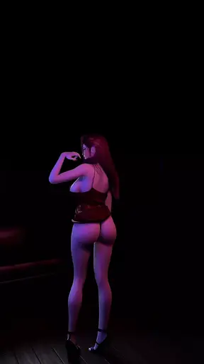 3D big boobs redhead slut naked her perfect boobs got fucked so hard