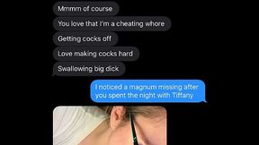 HotWife Sexting Cuckold Husband