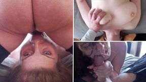 Upside-Down Morning Submission: Karla Rose Facefucked Rough and Submissive Throat-Stuffing Surrender