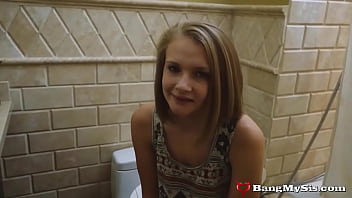 Step-Bro Catches Paisley Brooks Smoking &amp_ Fucks Her To Stay Quiet