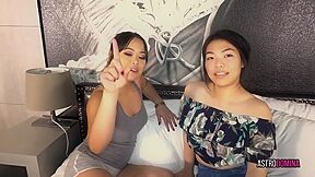 Mv Astrodomina & Nari Park Double Blowjob