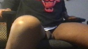 watch porn with me and my soft cock