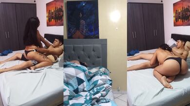 TWO LATIN COUPLES FUCK PASSIONATELY.