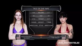 Maya vs Charlotte - Loser Gets Strapon Ass&#x1F351; Fucked