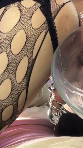 Pushing SISSY's PROSTATE until he leaks for me!   Clip 2