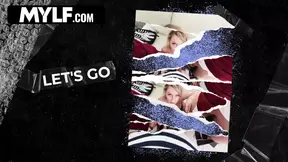 Curvy MILF Mom takes big cock deepthroat and doggystyle