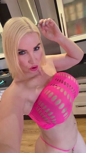 Ring My Bell - Super Blonde Barbie Cum on My 34jj Tits