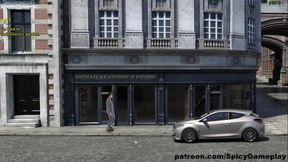 Adventures Of Willy D: Guy watch how two  milf's are fucking  with a strap on ep 62