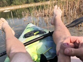 Risky Kayak Masturbation & Climax During the time that Out On The Lake