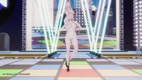 [mmd] T-ara - so Crazy Ahri Sexy Naked Dance League of Legends Uncensored Hentai