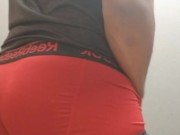 Quickie saggy red booty show for you.