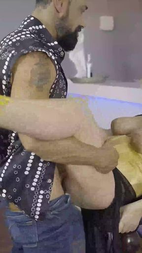 Elina Flower Flirts and Gets Naked Fucked by Huge Cock