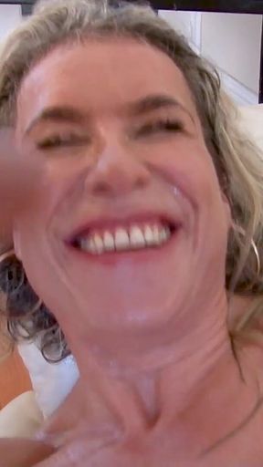 Scottish MILF Slut Penny Peaks Ganbanged!